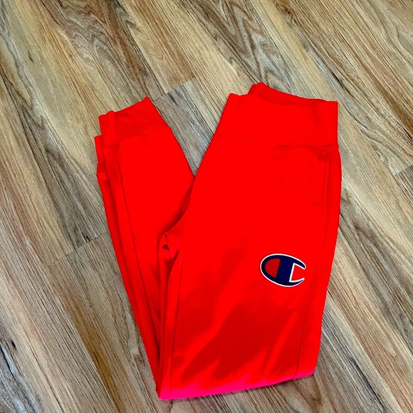 Champion Pants - Champion Reverse Weave Sweatpants Woman’s Size Small color Red